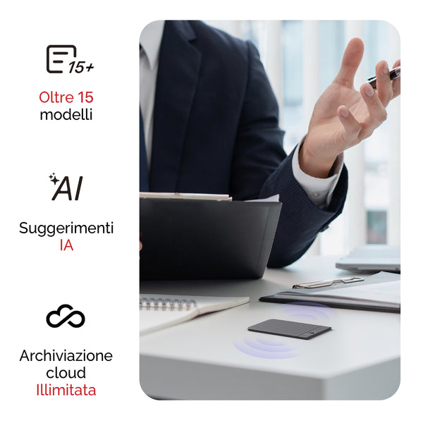 PLAUD NOTE e Pro Piano IA annuale
