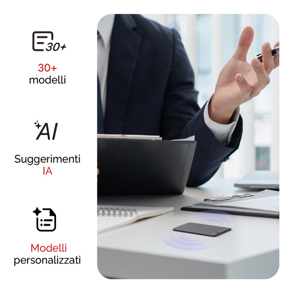PLAUD NOTE e Piano annuale illimitato

